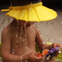 宝宝洗头帽 防水护耳小孩洗澡帽可调节加大婴儿洗发帽幼儿童浴帽