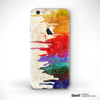 SkinAT苹果iPhone6s logo周边创意彩膜背膜个性手机贴纸保护贴膜