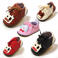 婴儿鞋子春秋0-1岁女宝宝学步鞋子牛筋软底不掉鞋男0-6-8-12个月