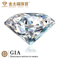 金太福 钻石 GIA裸钻 0.83ct VS2 J色 EX完美切工南非钻石 送戒托
