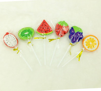 聪明屋 韩版水果棒棒糖橡皮擦 仿真食物彩色橡皮 小学生文具奖品