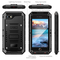 新品明泰iPhone7 Plus防水手机保护壳苹果7 5.5金属潜水壳防摔壳