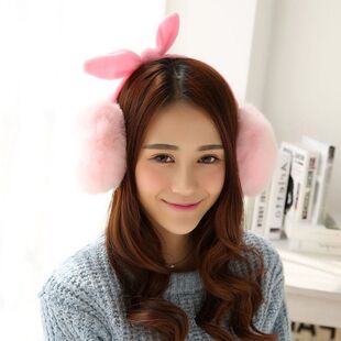 耳套女可爱韩版冬季天护耳包保暖时尚耳朵卡通耳罩仿皮草儿童