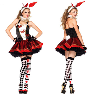 新款性感制服派对万圣节兔女cosplay服装 兔女郎兔子装ds演出服