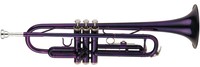 HRSD/华尔斯顿乐器 紫色小号降B调三音小号乐器管 货到付款包邮