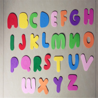 小学幼儿园泡沫装饰品墙壁贴 黑板报卡通英文字母 数字立体墙贴