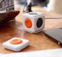 荷兰阿乐乐可PowerCube全新二代无线遥控魔方插座创意模方接线板