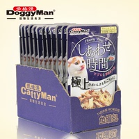 日本多格漫 猫咪零食 湿粮鱼罐包 金枪鱼68gX12包系列 多种口味