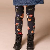 【代购】韩国进口童装2016冬新款C.L PLUS女童印花打底裤
