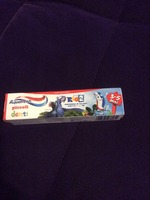 现货意大利代购aquafresh幼儿牙膏可吞食3-5岁防蛀牙