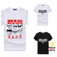 bigbang 新专辑 MADE 同款 周边 打歌服 纯棉T恤