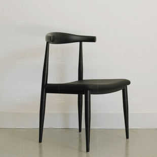古朴年代 黑色餐椅  黑色铁艺餐椅 靠背餐椅 铁艺椅子 北欧椅子