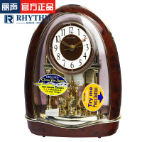 RHYTHM 丽声钟表正品客厅精致欧式复古创意座钟台钟石英钟4RH781