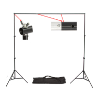 神牛摄影背景纸支架 背景布架子PVC板 摄影棚背景架摄影器材