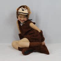 2014新款六一儿童节幼儿园小猴子表演服装少儿宝宝活动舞蹈演出服