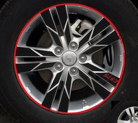 长安 CS75专用轮毂贴碳纤维贴纸 改装轮胎贴纸专用汽车装饰贴