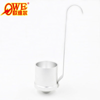 台湾欧维尔OWE-4N粘度杯 粘度计 4号油漆涂料粘量杯 手提流量杯