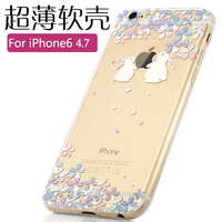 iphone6手机壳 苹果6s手机套透明硅胶软4.7创意卡通外壳