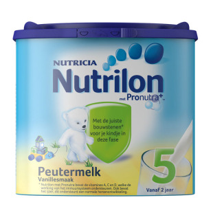 荷兰【直邮】Nutrilon/牛栏 新品本土5段进口奶粉香草味400g