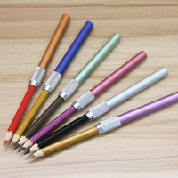 精美铝杆单头铅笔加长器 素描铅笔延长器 彩色铅笔加长杆