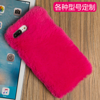 苹果6plus手机壳iPhone6Splus保护套5.5寸可爱毛毛绒冬天女款保暖