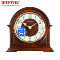 特价正品日本RHYTHM丽声钟表/丽声座钟/复古设计木制外框CRG109