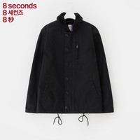8seconds|8秒男韩版时尚翻领棉衣冬季新款保暖外套456739W01