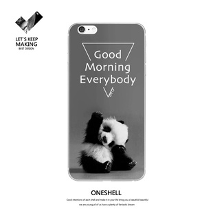 可爱萌手机壳苹果7iPhone6splus苹果5se韩版panda熊猫手机壳潮