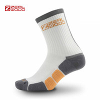 ZEALWOOD/赛乐 户外男女款运动徒步排汗耐磨中筒袜子2双装Trek MD