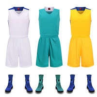 时尚篮球服男女篮球服比赛训练服队服情侣套装背心球衣定制印字号