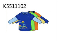 361度童装套衫2015春季新款运动上衣男童休闲长袖T恤K5511102