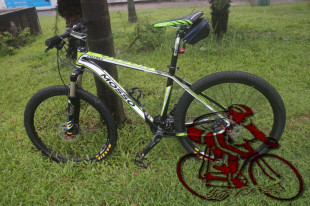 MOSSO619XC2组装山地自行车全禧玛诺610大套久裕自编轮组三拓气叉