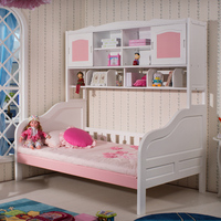 高低床子母床 儿童上下床松木双层床实木衣柜床堡王国母子床TC02