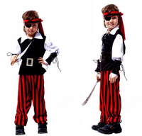 清仓万圣节Cosplay服装儿童节角色扮演服道具 独眼海盗服装