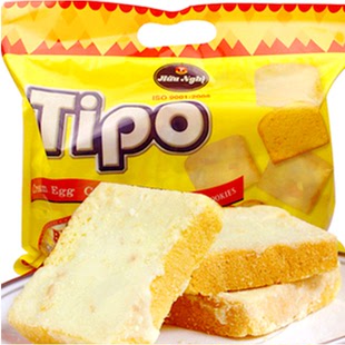 丰灵TIPO越南面包干300g鸡蛋牛奶味饼干进口零食品