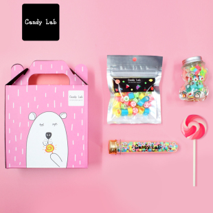 candylab【卡通礼盒】新年手工切片零食糖果创意儿童生日礼物