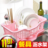 厨房用品洗碗筷子塑料沥水架多用水槽碟盘子餐具置物控水收纳篮