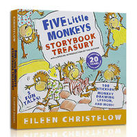 Five Little Monkeys五只猴子5个故事合集 英文原版入门绘本 音频