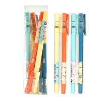【8支包邮】晨光文具学生水笔0.35黑色全针管中性笔小清新水笔