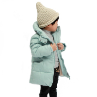 现货韩国进口童装代购童装冬款男童女童宝宝带帽棉服保暖外套