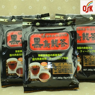 日本米娜推荐OSK油切 黑乌龙茶阻断脂肪 清肠 可冷/热水冲泡52袋