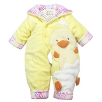 卡乐吉瑞比新生宝宝棉衣婴幼儿连体衣服厚款冬季服装3-6-9个月1岁