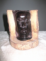 非洲100%进口乌木雕工艺品 南非黑木雕 非洲人 家装 艺术珍品