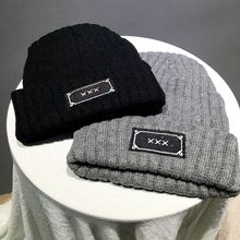 【忆旧小栈】2016冬季新款 韩版情侣刺绣毛线帽针织帽 02
