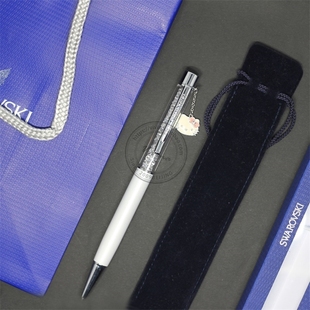 施华洛世奇笔Kitty猫水晶笔正品圆珠笔吊坠礼物特价1097052