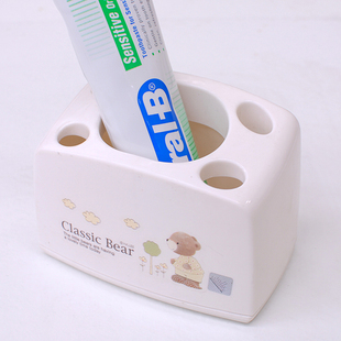 韩国进口立式牙刷架浴室牙刷牙膏收纳架电动牙刷架卫浴洗漱收纳架