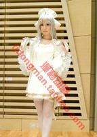 人型电脑天使心 小叽 白色礼服 cosplay 承接各种动漫服装定制