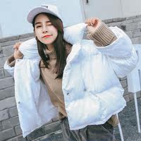 【实拍大货】韩版棉衣羽绒棉服喇叭袖短款棉外套