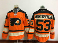 Philadelphia Flyers 53 Gostisbehere Jerseys 飞人队经典冰球服