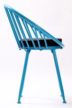 长沙新品彩色餐椅创意孔雀椅时尚休闲咖啡餐厅椅子靠背